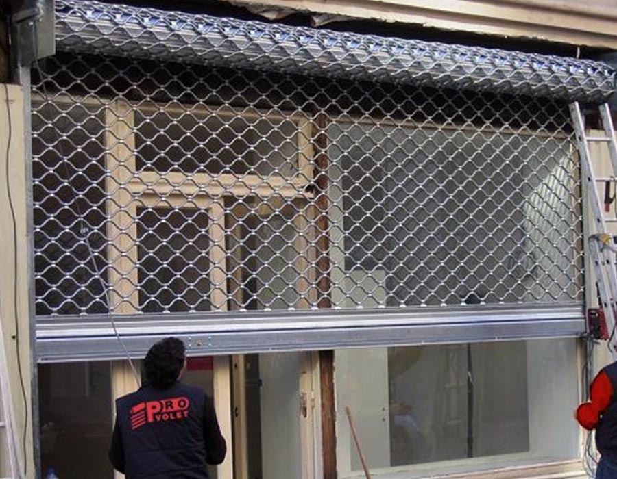Dépannage d’un rideau métallique